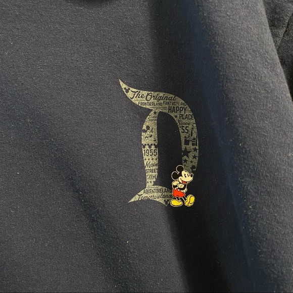 Women’s dark blue Disneyland hoodie Sz M - Picture 2 of 4